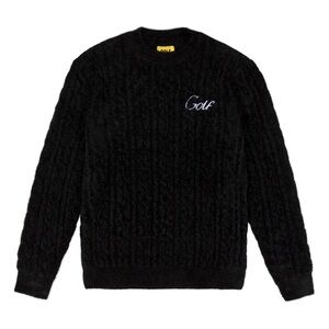 GOLF WANG STRETCH TERRY CABLE SWEATER/SHORTS SET